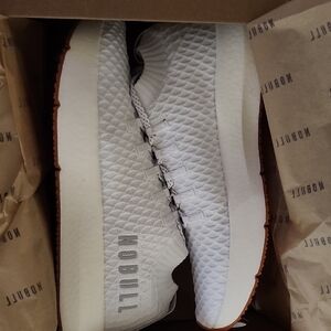 NOBULL White Knit Men’s Trainer with Gum Outsole BRAND New In The Box Never Worn